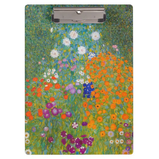 Gustav Klimt - Bloemtuin Klembord (Voorkant)