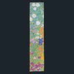 Gustav Klimt - Bloemtuin Korte Tafelloper<br><div class="desc">Bloemtuin - Gustav Klimt in 1905-1907</div>
