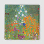 Gustav Klimt - Bloemtuin Magneet<br><div class="desc">Bloemtuin - Gustav Klimt in 1905-1907</div>