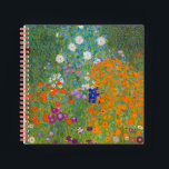 Gustav Klimt - Bloemtuin Notitieboek<br><div class="desc">Bloemtuin - Gustav Klimt in 1905-1907</div>