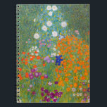 Gustav Klimt - Bloemtuin Notitieboek<br><div class="desc">Bloemtuin - Gustav Klimt in 1905-1907</div>