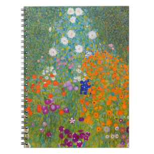 Gustav Klimt - Bloemtuin Notitieboek