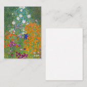 Gustav Klimt - Bloemtuin Notitiekaartje (Voorkant / Achterkant)