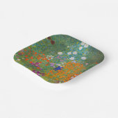 Gustav Klimt - Bloemtuin Papieren Bordje (Gebogen)
