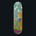 Gustav Klimt - Bloemtuin Persoonlijk Skateboard<br><div class="desc">Bloemtuin - Gustav Klimt in 1905-1907</div>