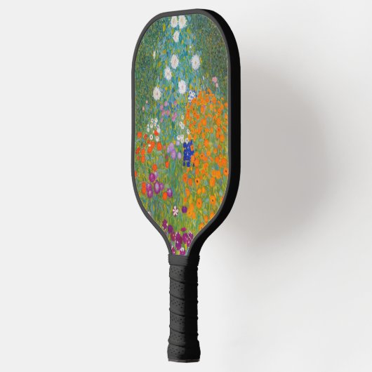 Gustav Klimt - Bloemtuin Pickleball Paddle (Links)