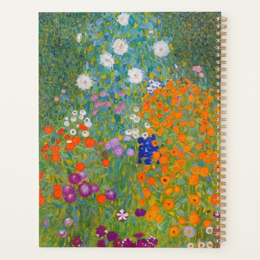 Gustav Klimt - Bloemtuin Planner (Achterkant)