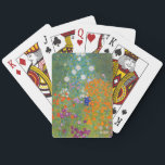 Gustav Klimt - Bloemtuin Pokerkaarten<br><div class="desc">Bloemtuin - Gustav Klimt in 1905-1907</div>