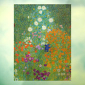 Gustav Klimt - Bloemtuin Raamsticker (Vel 3)