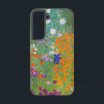 Gustav Klimt - Bloemtuin Samsung Galaxy Hoesje<br><div class="desc">Bloemtuin - Gustav Klimt in 1905-1907</div>