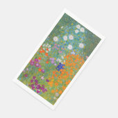 Gustav Klimt - Bloemtuin Servet (Hoek)