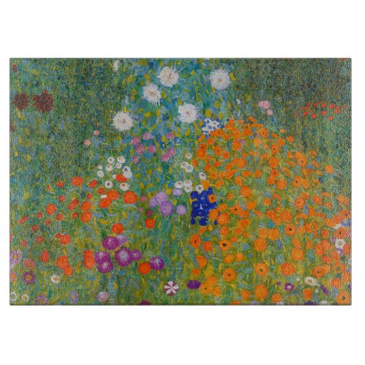 Gustav Klimt - Bloemtuin Snijplank (Voorkant)
