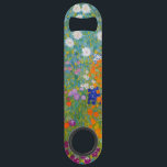 Gustav Klimt - Bloemtuin Speed Flessenopener<br><div class="desc">Bloemtuin - Gustav Klimt in 1905-1907</div>