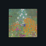 Gustav Klimt - Bloemtuin Stenen Magneet<br><div class="desc">Bloemtuin - Gustav Klimt in 1905-1907</div>