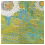 Gustav Klimt - Bloemtuin Stof (Close Up)