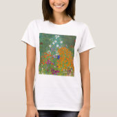 Gustav Klimt - Bloemtuin T-shirt (Voorkant)