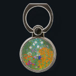 Gustav Klimt - Bloemtuin Telefoonring<br><div class="desc">Bloemtuin - Gustav Klimt in 1905-1907</div>