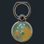 Gustav Klimt - Bloemtuin Telefoonring<br><div class="desc">Bloemtuin - Gustav Klimt in 1905-1907</div>
