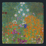 Gustav Klimt - Bloemtuin Trivet<br><div class="desc">Bloemtuin - Gustav Klimt in 1905-1907</div>