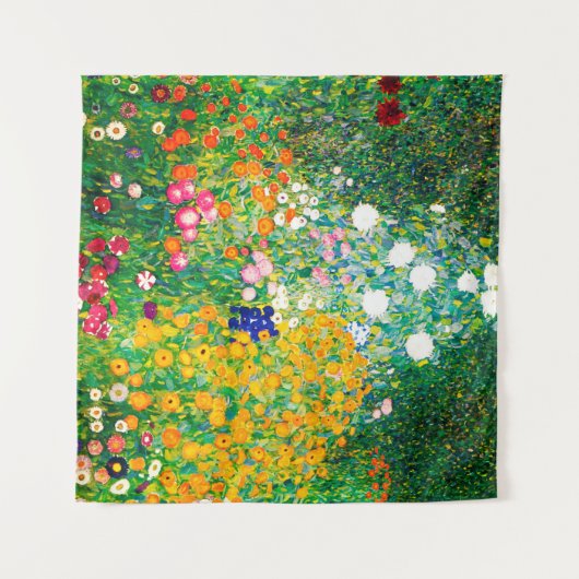 Gustav Klimt "Bloemtuin" Wandkleed (Voorkant (horizontaal))
