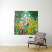 Gustav Klimt "Bloemtuin" Wandkleed (In situ)