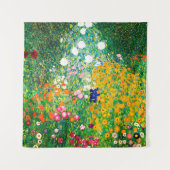Gustav Klimt "Bloemtuin" Wandkleed (Voorkant)
