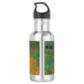 Gustav Klimt - Bloemtuin Waterfles (Achterkant)