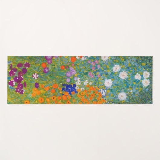 Gustav Klimt - Bloemtuin Yogamat (Voorkant (horizontaal))