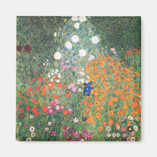 Gustav Klimt Blumengarten Magneet