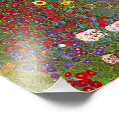 Gustav Klimt Boerderij Garden met zonnebloemen Afd Foto Afdruk (Hoek)