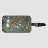 Gustav Klimt Boerderij Garden met zonnebloemen Bagagelabel (Voorkant (horizontaal))