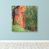 Gustav Klimt - Boerderij in Kamer in Attersee Canvas Afdruk (Insitu (Houten vloer))