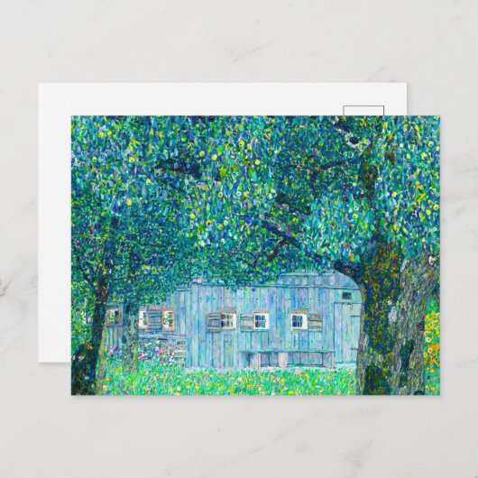 Gustav Klimt Boerderij in Opper Oostenrijk Briefkaart (Voorkant / Achterkant)