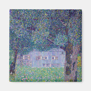 Gustav Klimt - Boerderij in Opper-Oostenrijk Magneet