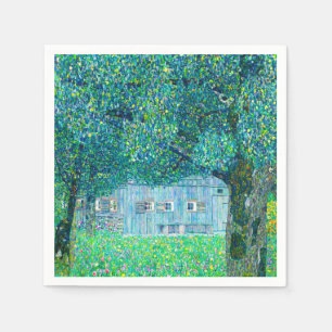 Gustav Klimt Boerderij in Opper Oostenrijk Servet