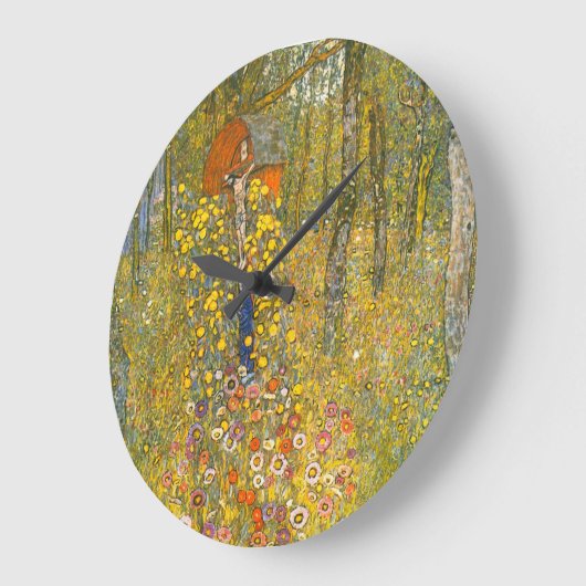 Gustav Klimt Boerderij Tuin met Crucifix Grote Klok (Hoek)