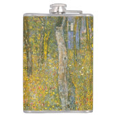 Gustav Klimt Boerderij Tuin met Crucifix Heupfles (Achterkant)