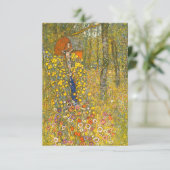 Gustav Klimt Boerderij Tuin met Crucifix Informatiekaartje (Staand voorkant)