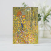 Gustav Klimt Boerderij Tuin met Crucifix Kaart (Staand voorkant)