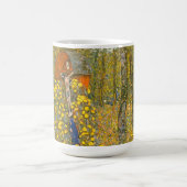 Gustav Klimt Boerderij Tuin met Crucifix Magische Mok (Midden)