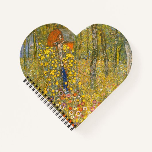 Gustav Klimt Boerderij Tuin met Crucifix Notitieboek (Voorkant)