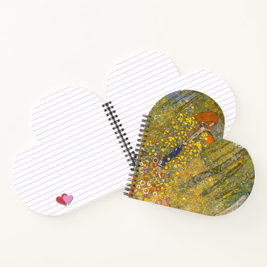 Gustav Klimt Boerderij Tuin met Crucifix Notitieboek (Binnen)