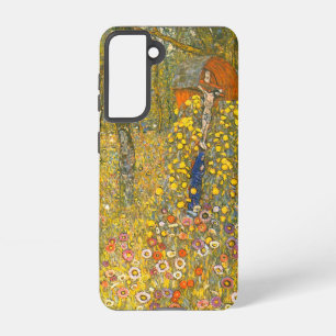 Gustav Klimt Boerderij Tuin met Crucifix Samsung Galaxy Hoesje