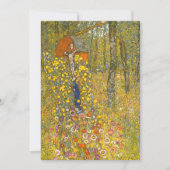 Gustav Klimt Boerderij Tuin met Crucifix Save The Date (Voorkant)