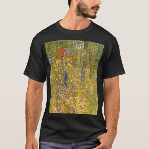 Gustav Klimt Boerderij Tuin met Crucifix T-shirt