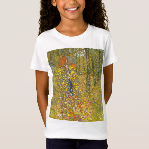 Gustav Klimt Boerderij Tuin met Crucifix T-shirt