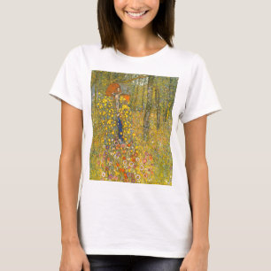 Gustav Klimt Boerderij Tuin met Crucifix T-shirt