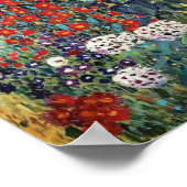 Gustav Klimt Boerderij tuin met Poster voor zonneb (Hoek)