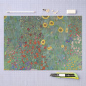 Gustav Klimt | Boerderij tuin met zonnebloemen (19 Tissuepapier (Craft)