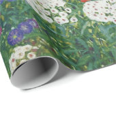 Gustav Klimt - Boerderij tuin met zonnebloemen Cadeaupapier (Rol Hoek)